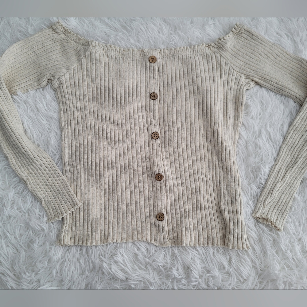 Ardene XL off shoulder cropped top